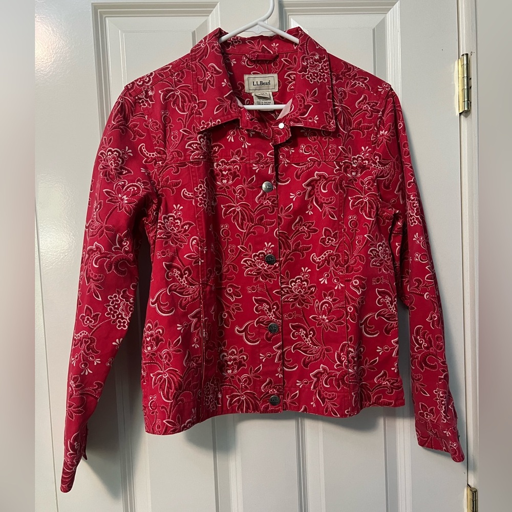 Paisley Button Down Jacket